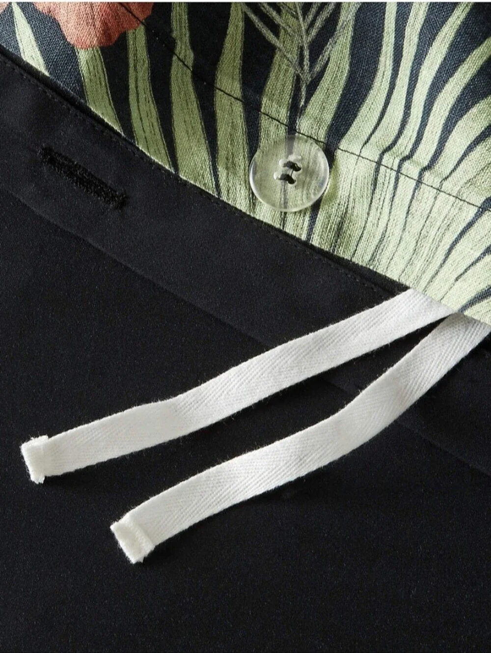 Exclusive Best Seller Palm Grove Linen King Duvet Cover Black & Tencel